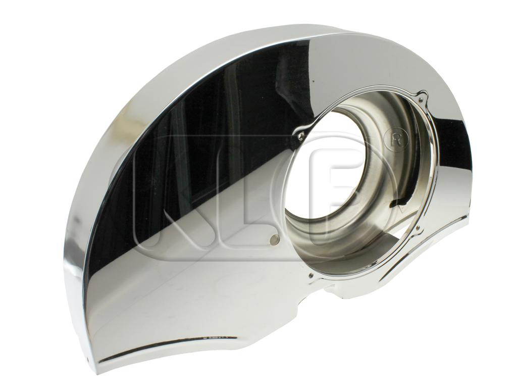 Fan Shroud, chrome, without fresh air ducts and with doghouse Fan Shroud, chrome, without fresh air ducts and with doghouse