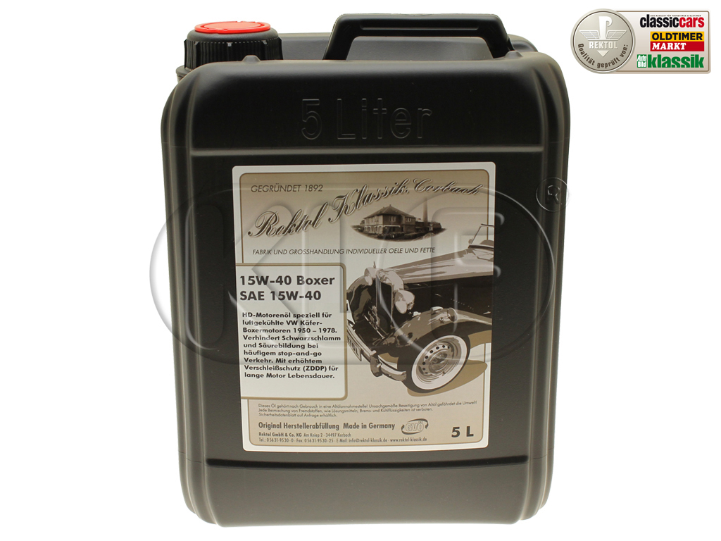 Motor Oil Rektol Flat 4, SAE 15W-40 HD, 5 Liter