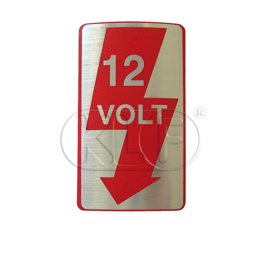 Sticker, 12 Volt