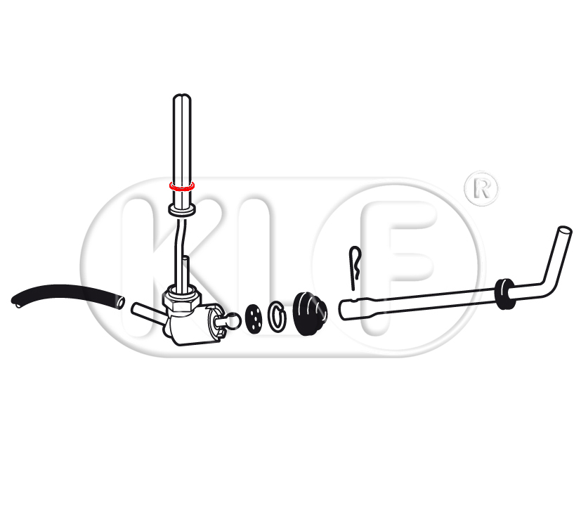 Fiber Gasket for Fuel Reserve Tap