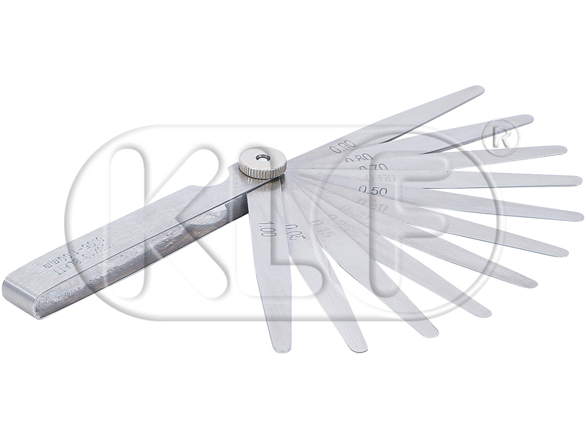 Präzisions-Fühlerlehren, 13 Blatt  Präzisions-Fühlerlehren, 13 Blatt