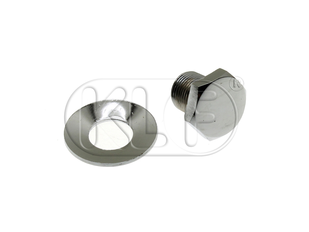 Bolt and Washer for Crank Pulley, chrom Bolt and Washer for Crank Pulley, chrom