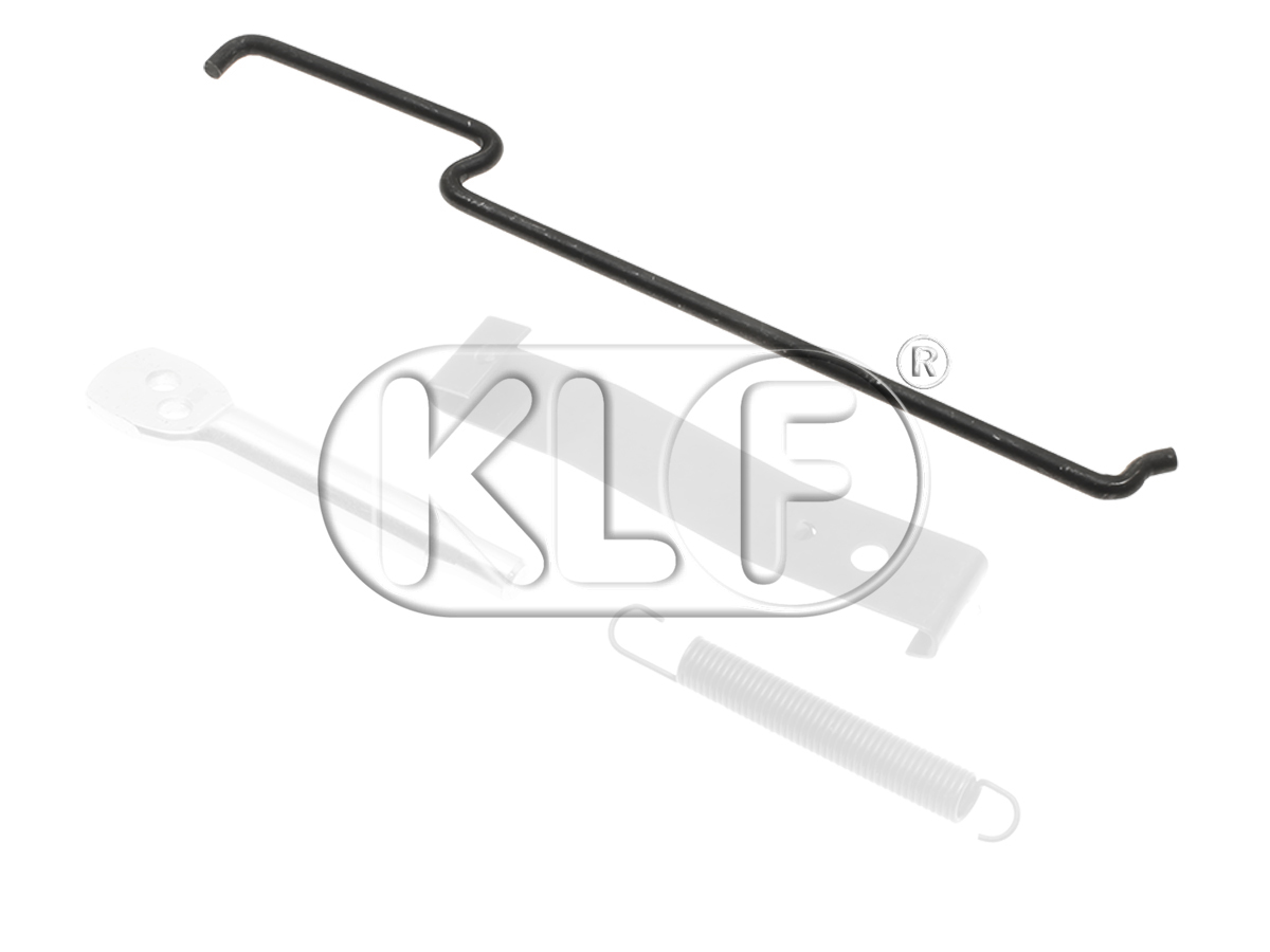 Release rod for front seat, year 08/72 - 07/75