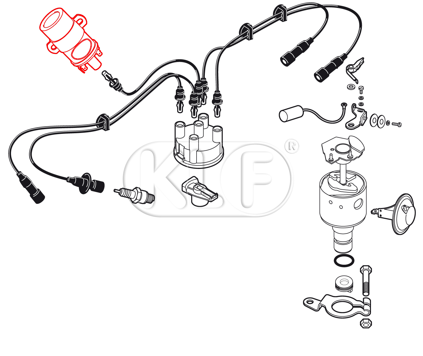 Ignition Coil 6 Volt