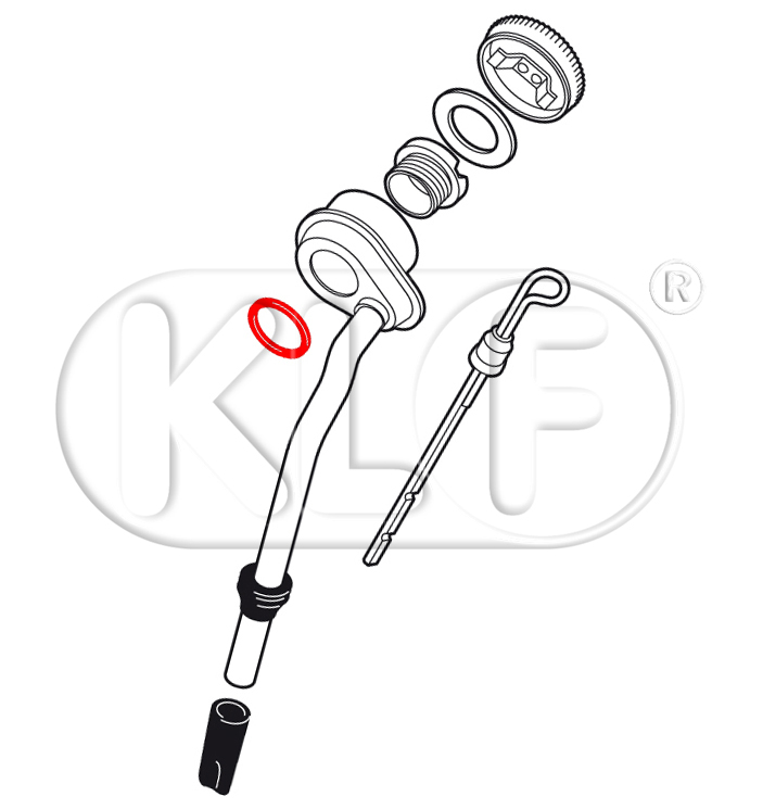 Gasket For Oil Filler, 18-22 kW (25-30 PS)