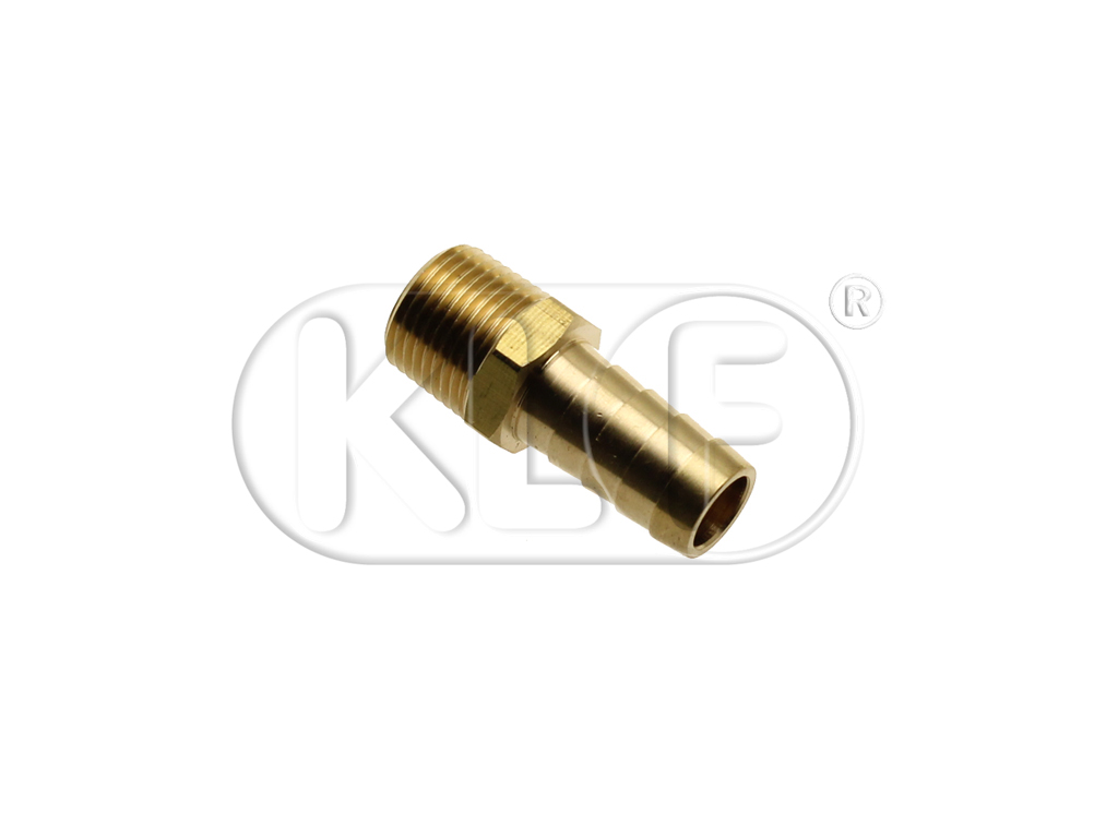 Nipple with outside thread, 3/8“ NPT for 13mm hose (1/2“)