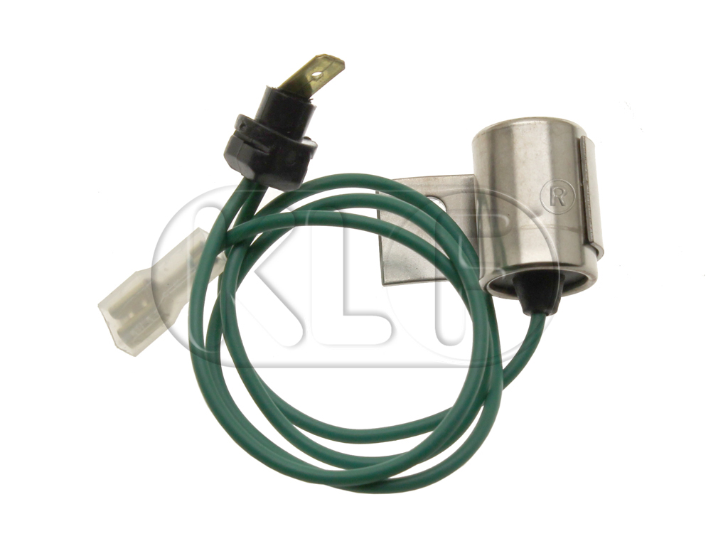 Condenser for Distributor with round hole for wiring, year 02/64 - 07/70