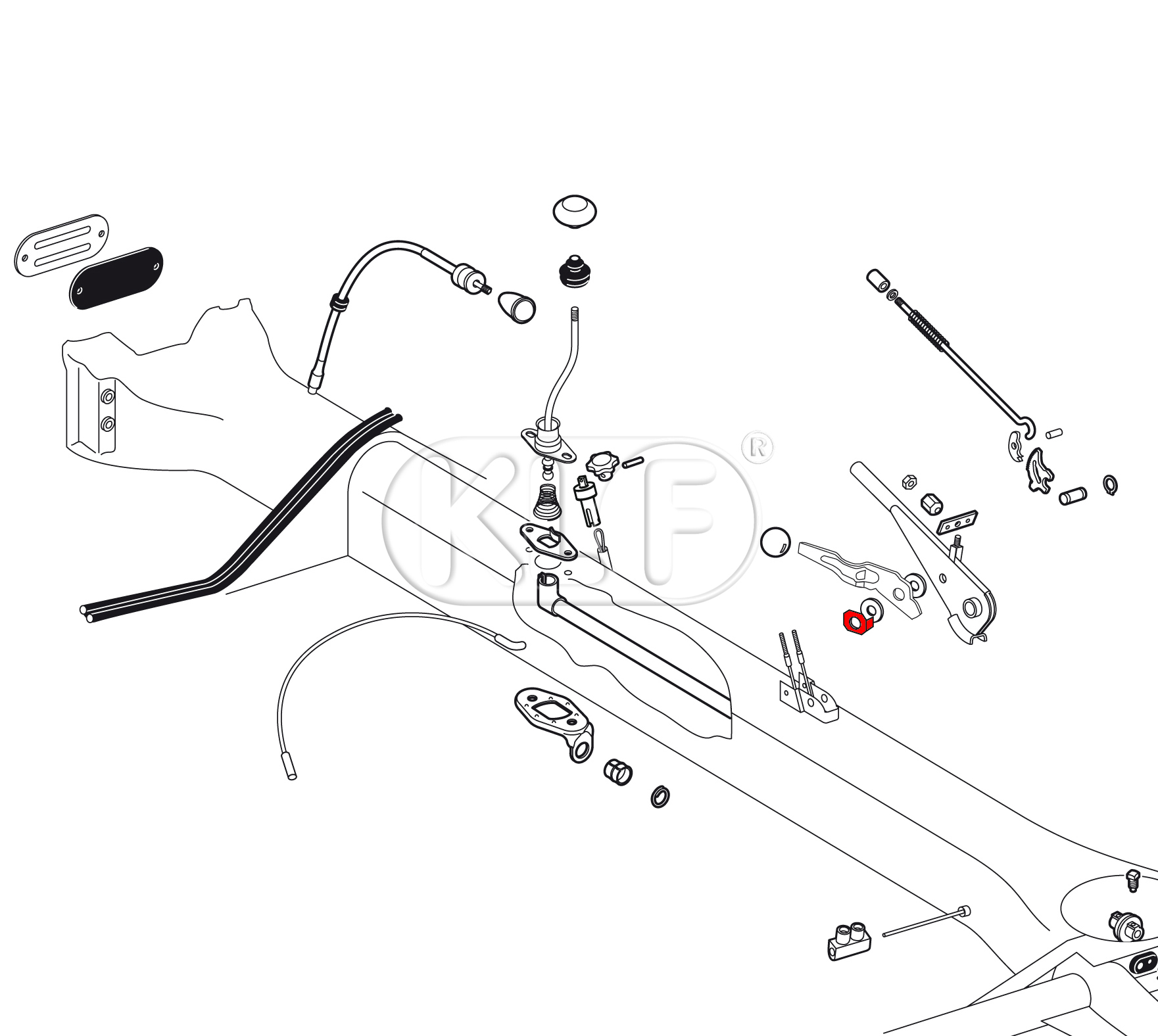 Safety Washer for heater lever