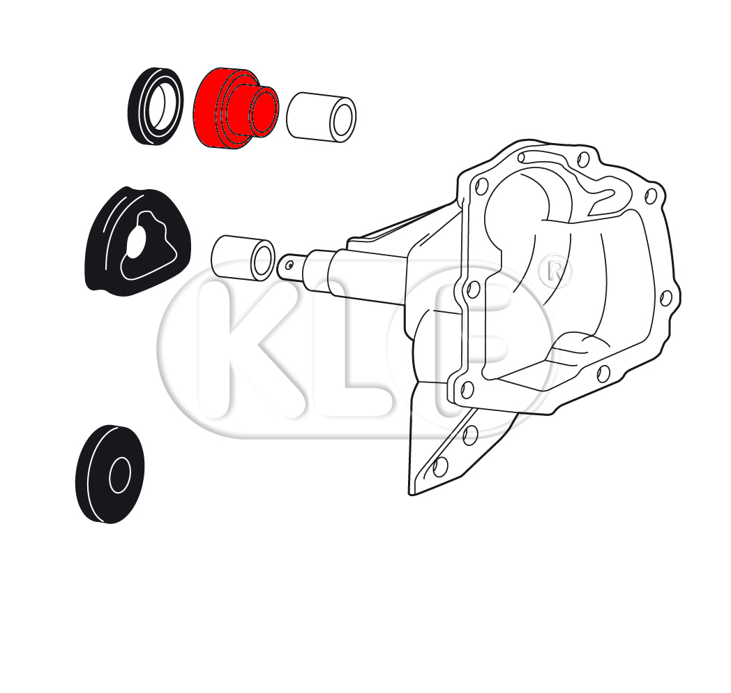 Nose Cone Bushing, year 8/60-7/65