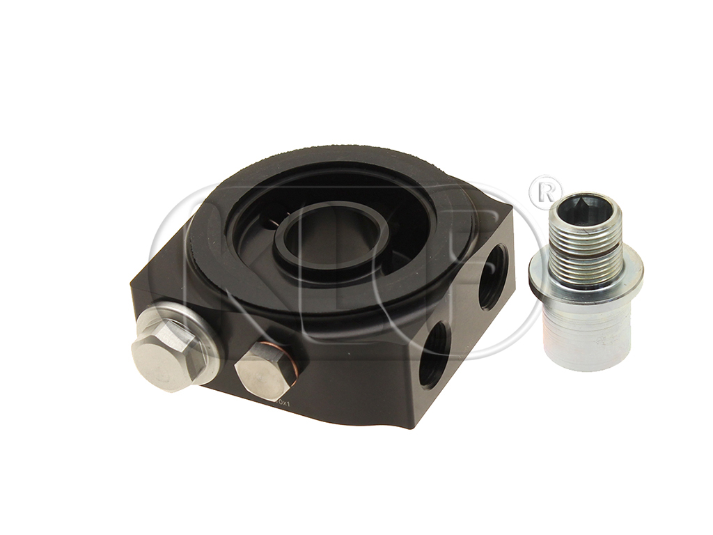 Oilcooler Adapter, with thermostat and fittings M18 x 1,5  TOP Quality