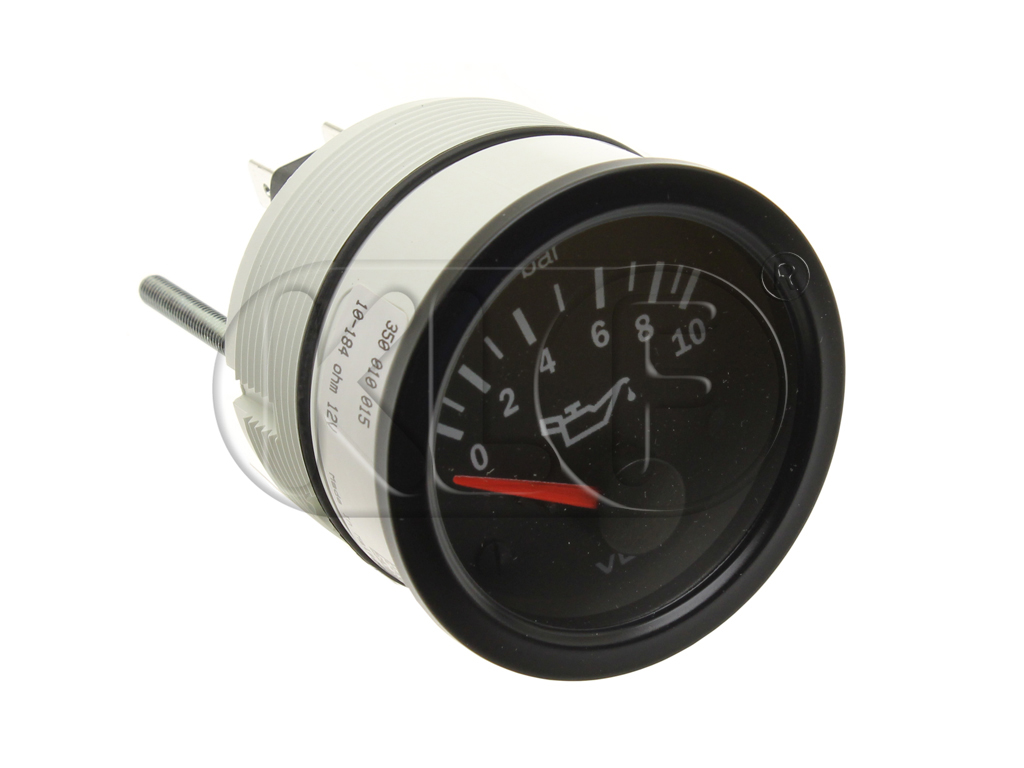 Oil Pressure Gauge, VDO-Cockpit 0-10 bar, 52mm