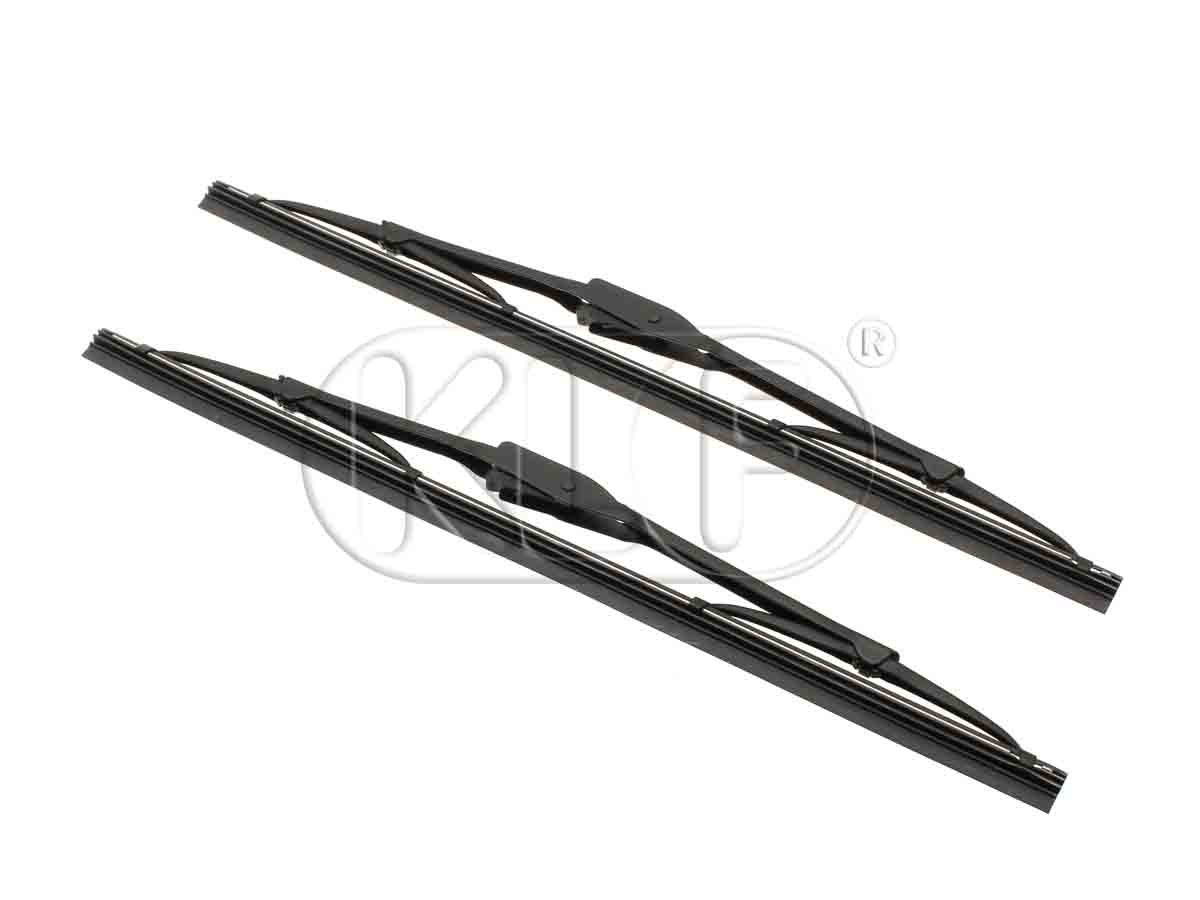 Wiper Plates, black, not 1303, pair, year 8/64 on (lenght 280mm)