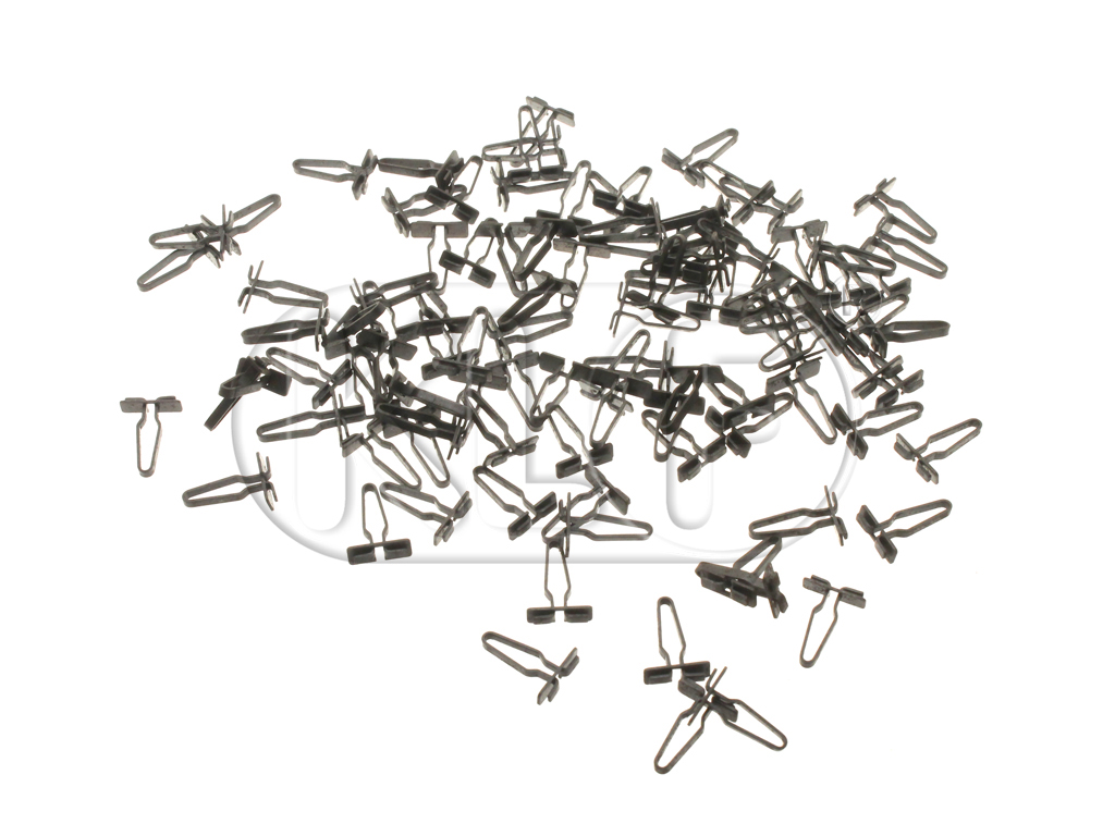 Clips for Door and Quarter Molding, set (110 pcs), convertible year thru 7/64