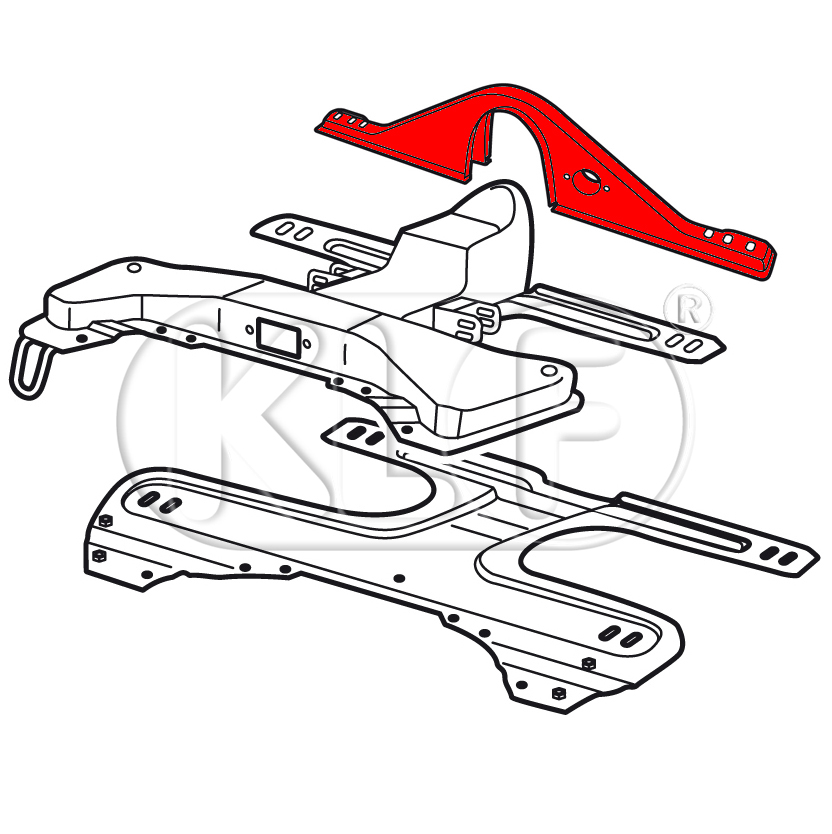 Central Chassis Support, 1302/1303 only