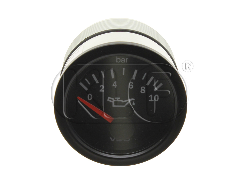 Oil Pressure Gauge, VDO-Cockpit 0-10 bar, 52mm