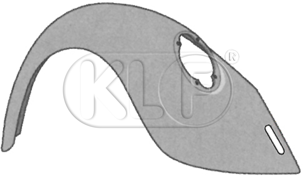 Kotflügel hinten links, Top Qualität, ab Bj. 08/74 Top Qualität