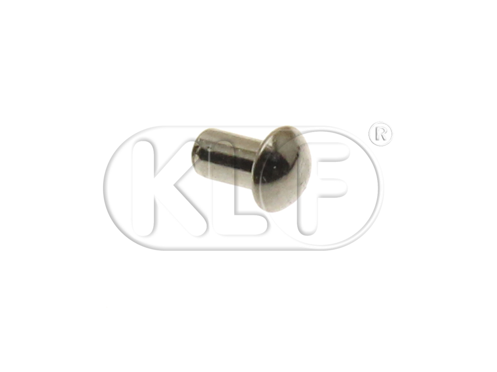 Rivet for Hub Cap Clip, year thru 7/65