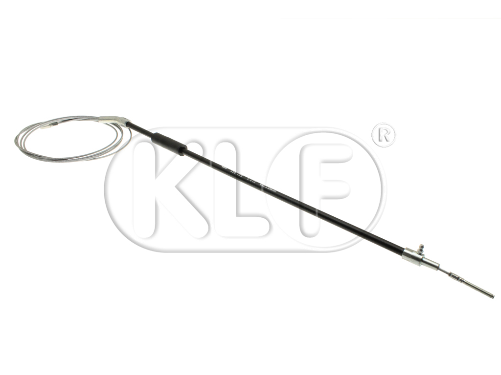 Handbrake Cable, 3138 mm, year thru 7/55 (Teleskop Shock Absorber)