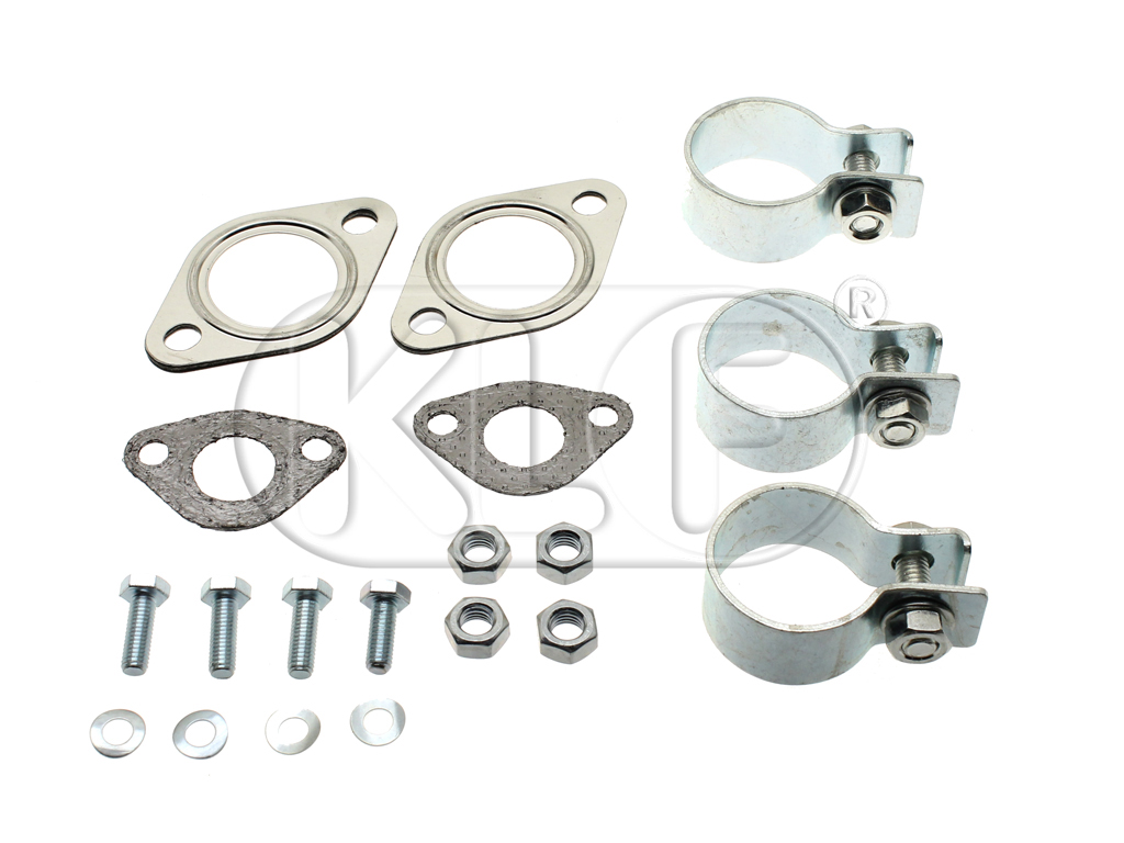 Muffler Installation Kit, 18-22 kW (25-30 PS), year thru 07/55