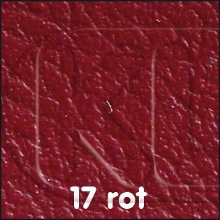 Vinylmaterial, glatt, rot, liegt 1,4m breit, laufender Meter