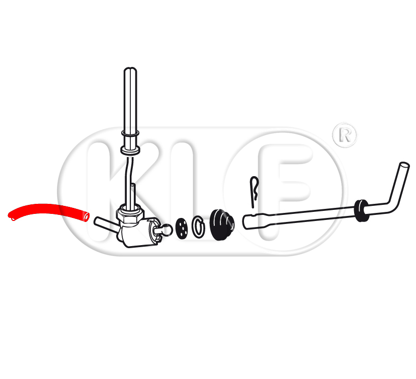 Benzinschlauch, 5,5mm, glatt, per Meter