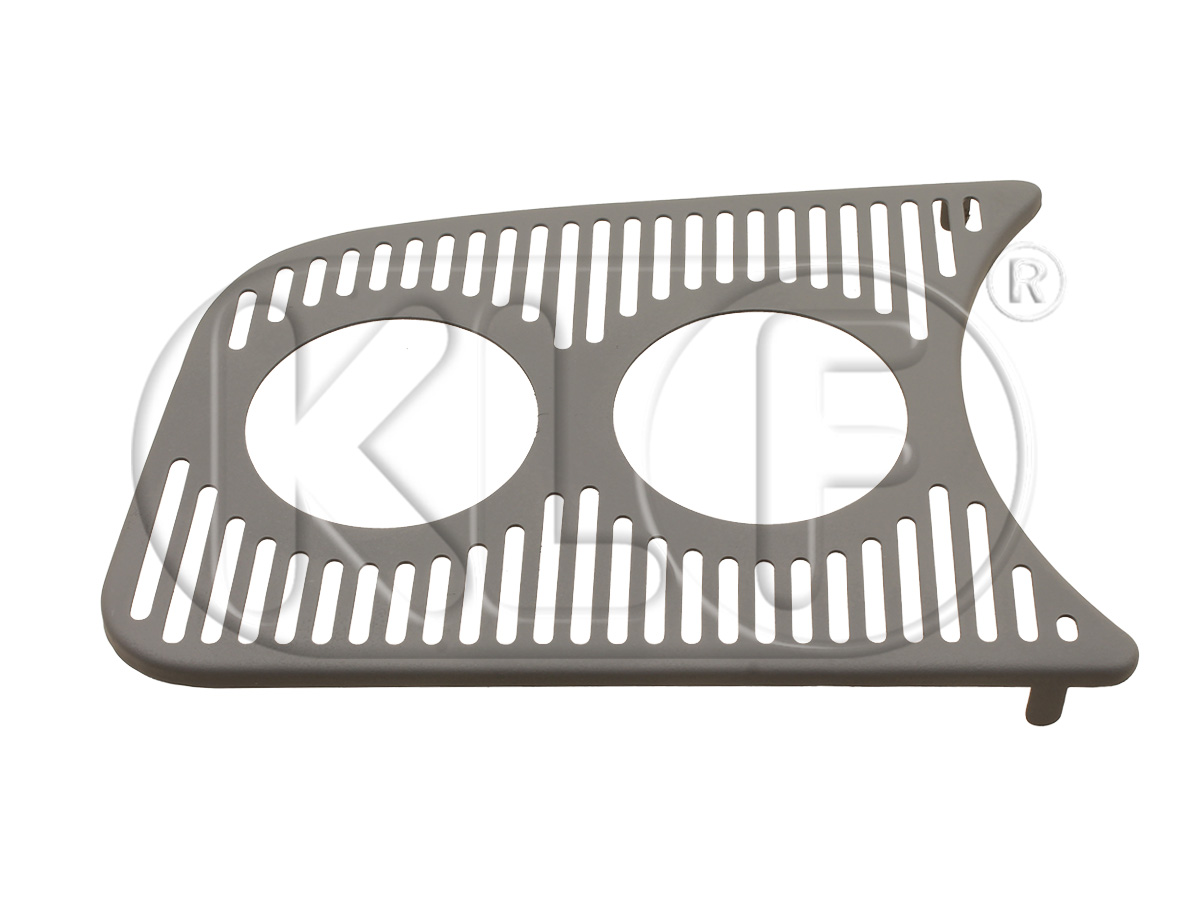 Dash Grill, left, for two 52mm gauges, year 08/57 on (not 1303)