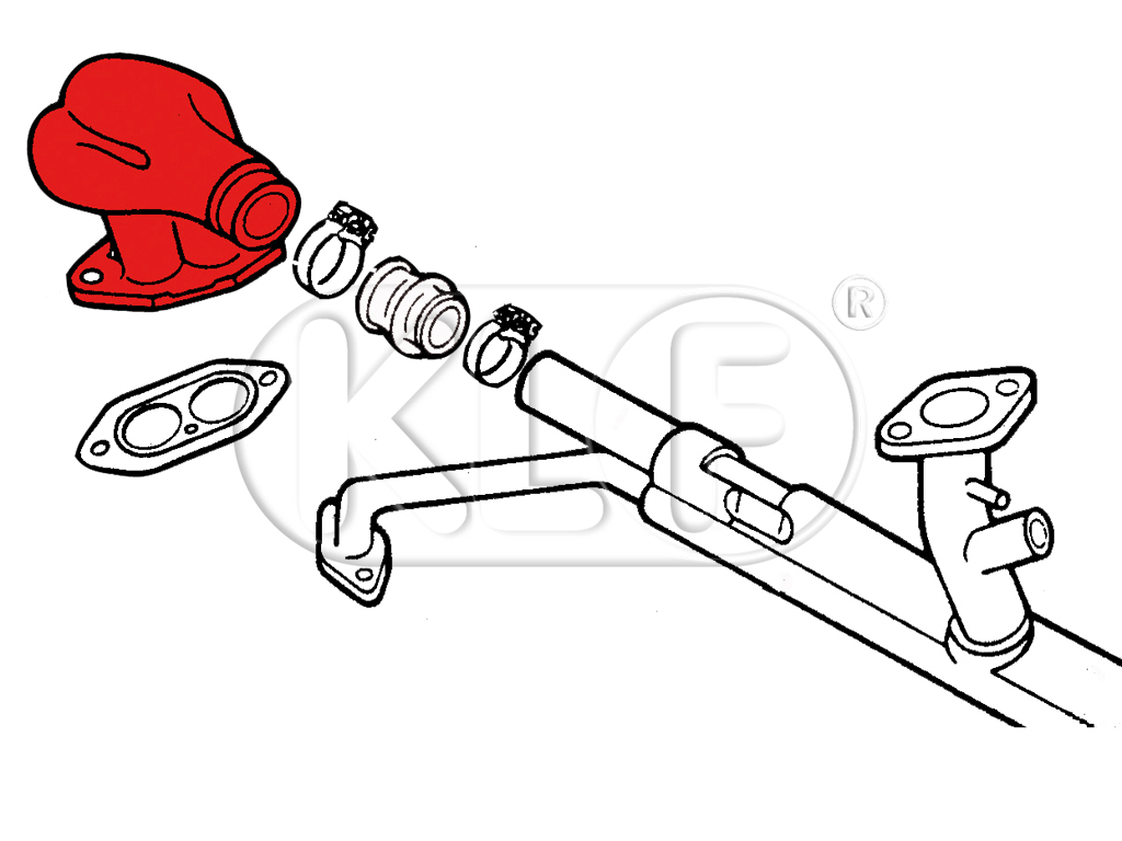 Intake Manifold End, left