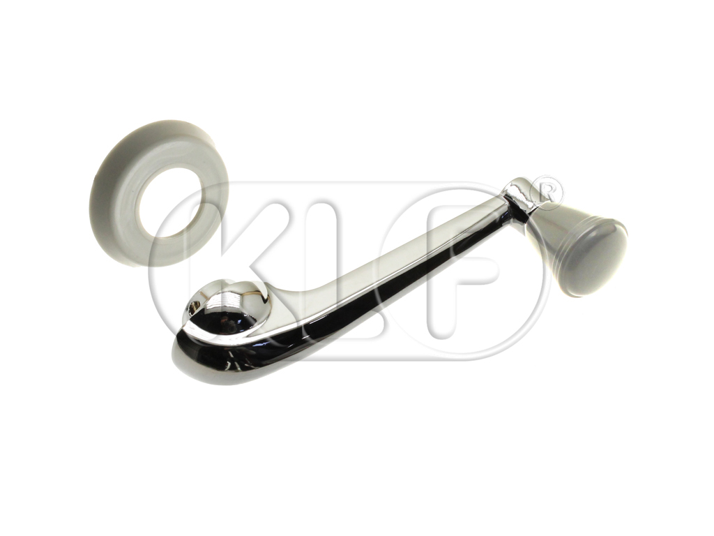 Buffer, Window Crank/Door Release Handle, grey, year 08/55 - 07/67