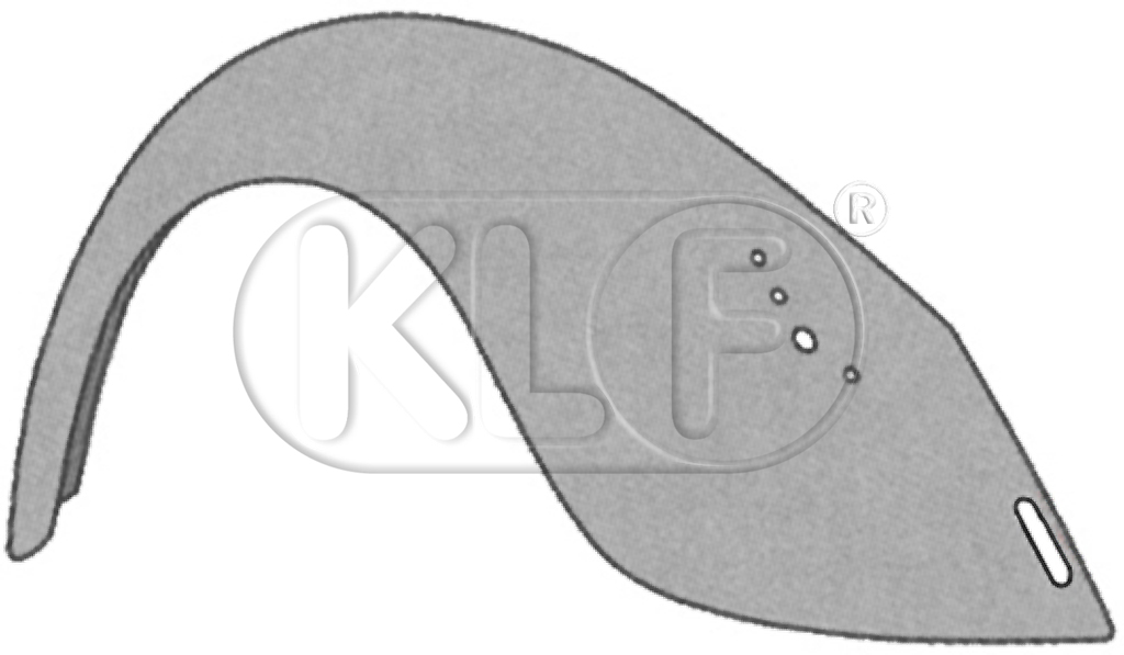 Fender rear left, year 08/67 - 07/72 