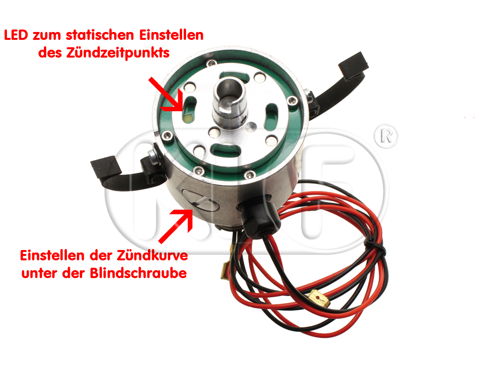 Distributor 123ignition without vaccum connector, original design, black case