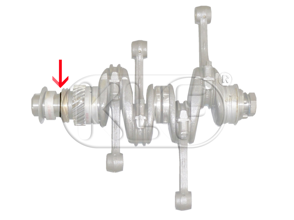 Sicherungsring für Kurbelwellenräder, 18-37kW (25-50PS)