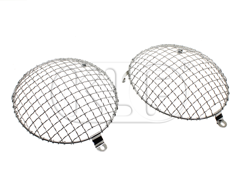 Gravel guards for headlight, pair, year thru 07/67