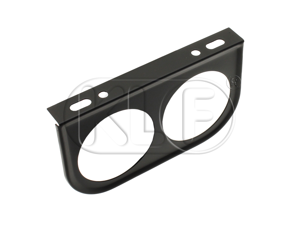 Instrumentenhalter für zwei Zusatzinstrumente, 52mm, schwarz