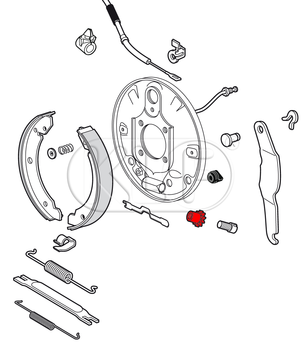 Star Adjuster for Brake Shoe