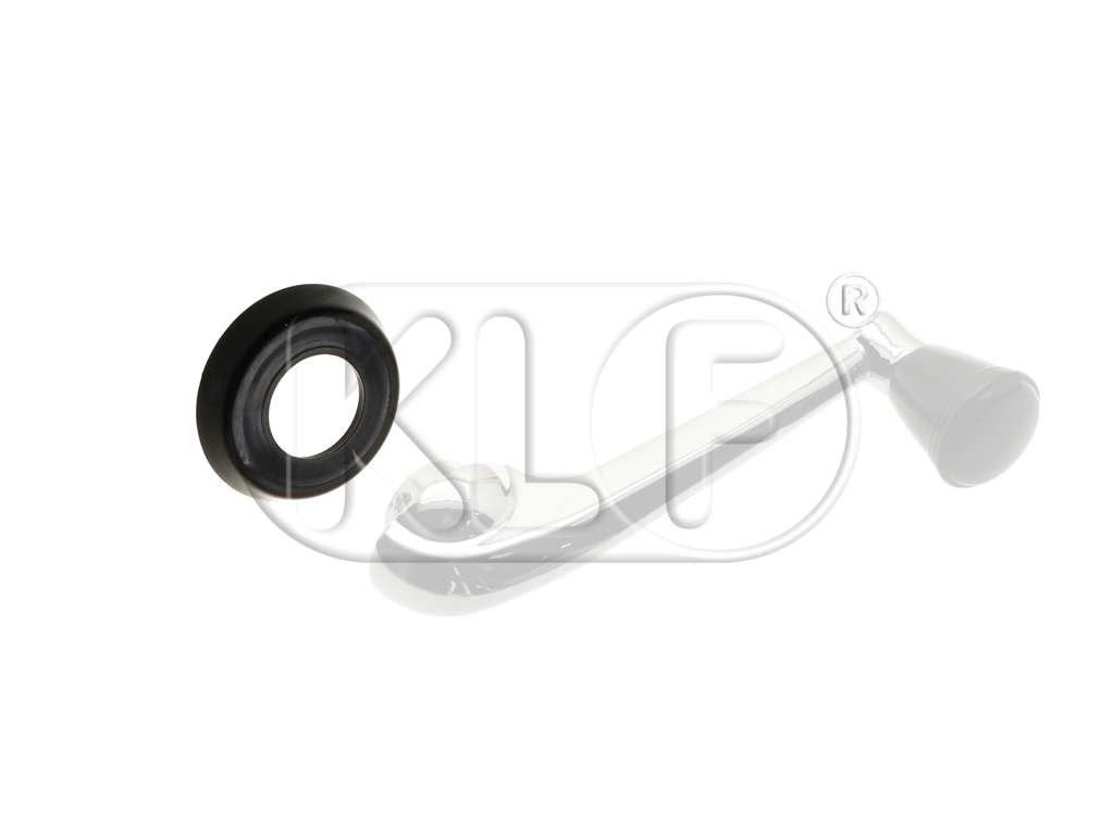 Buffer, Window Crank/Door Release Handle, black, year 08/55 - 07/67