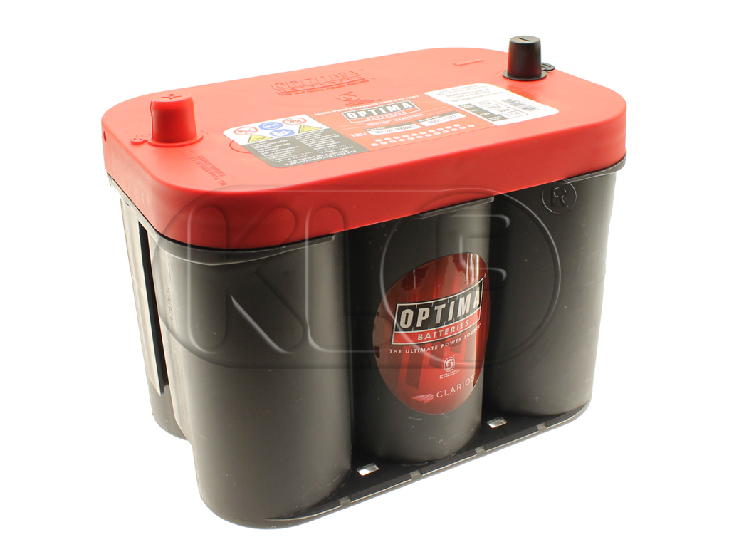 Battery, 12 Volt, 50AH Optima Redtop