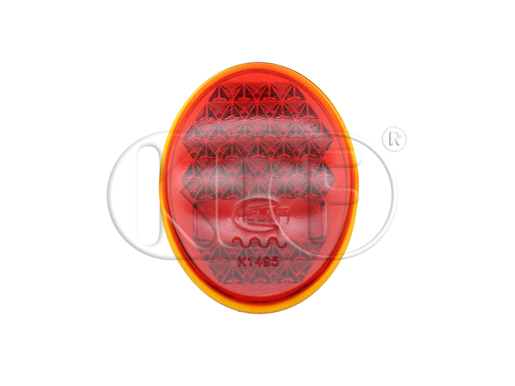 Tail Light Lens, glass, Hella, year 10/52 - 09/55