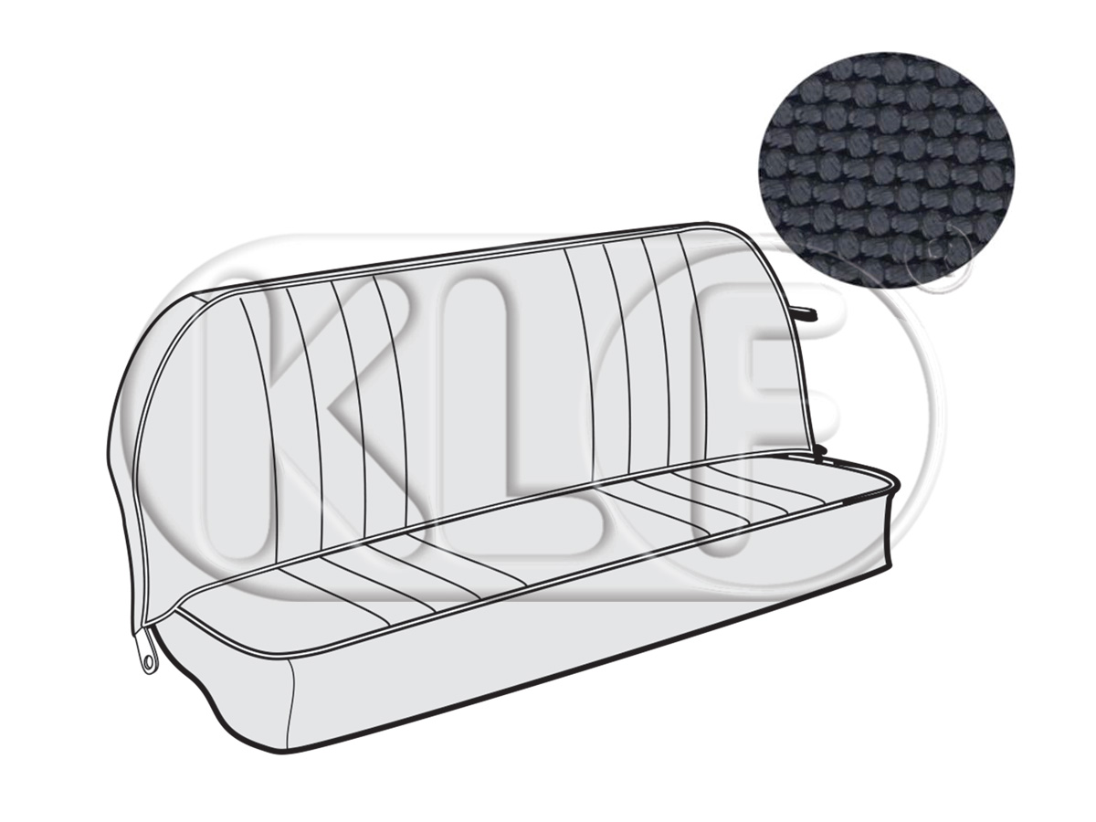 Sitzbezüge hinten, Korbmuster, beige, Satz, Limousine ab Bj. 08/73