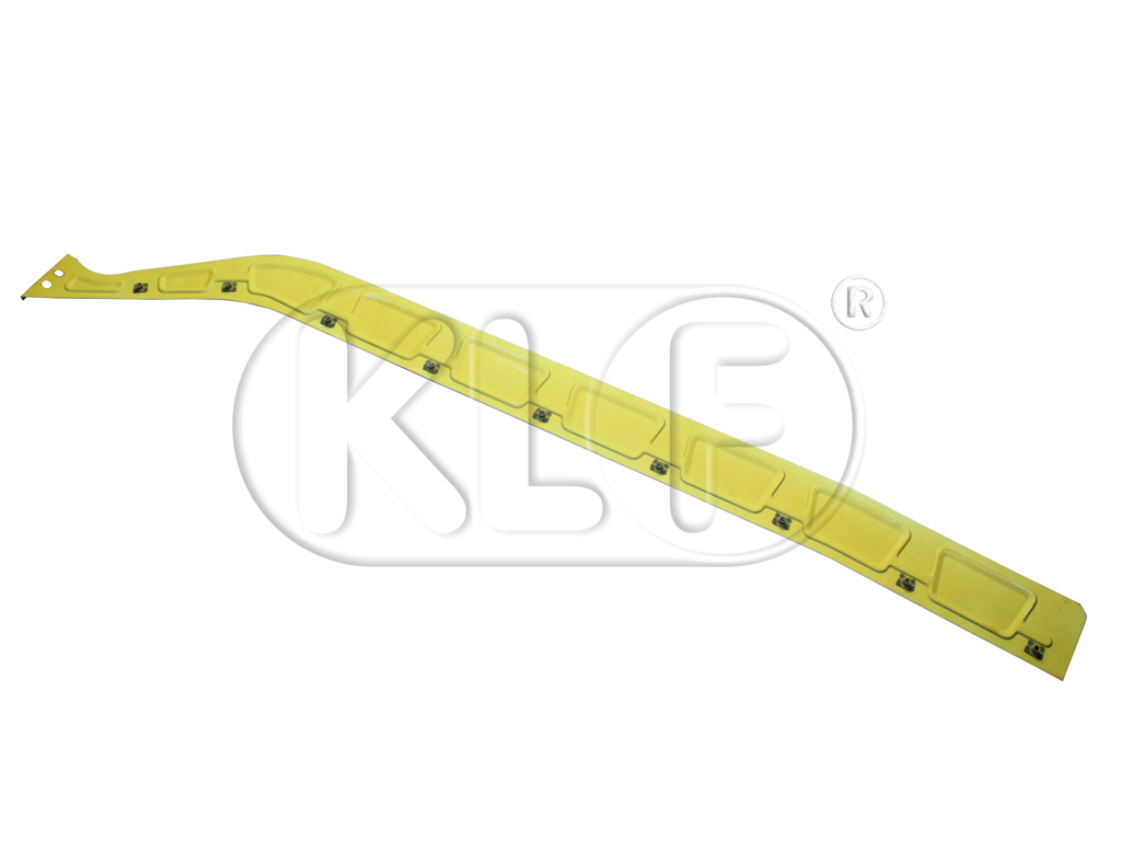 Heater Channel Bottom Plate, right, Top Quality, year thru 07/67