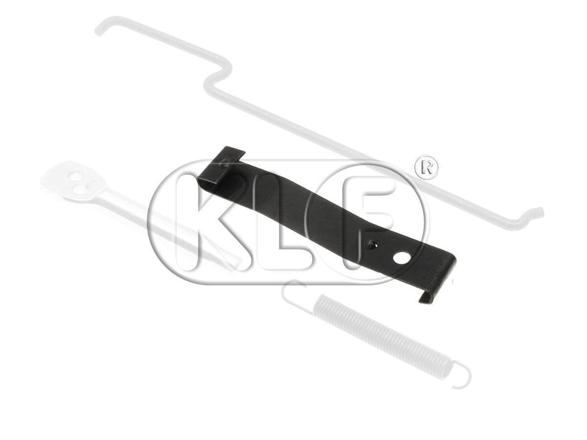 Locking plate for front seat, year 08/72 - 07/75