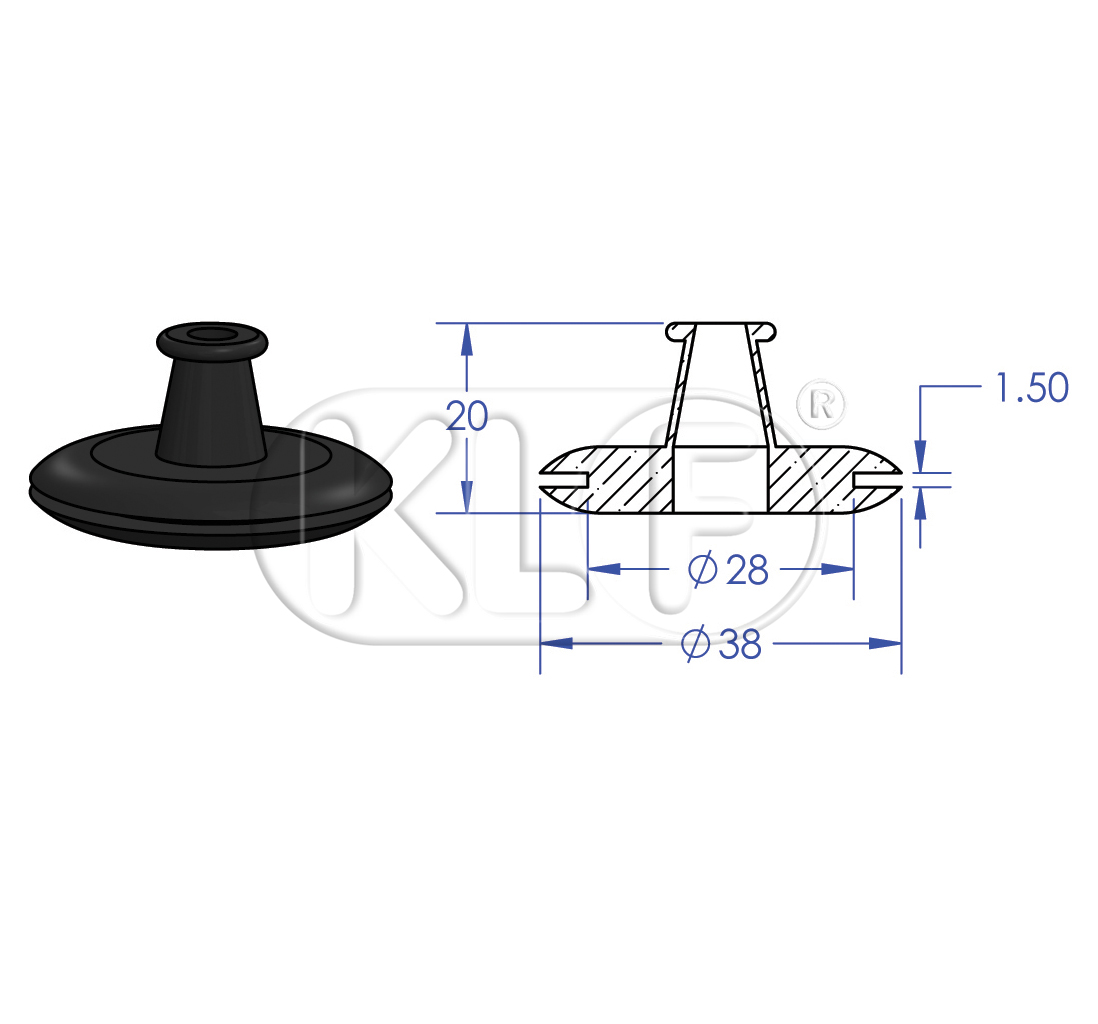 Grommet for Starter Cable