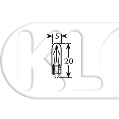 Bulb, 6 volt 1,2 W for Emergency Flasher Switch