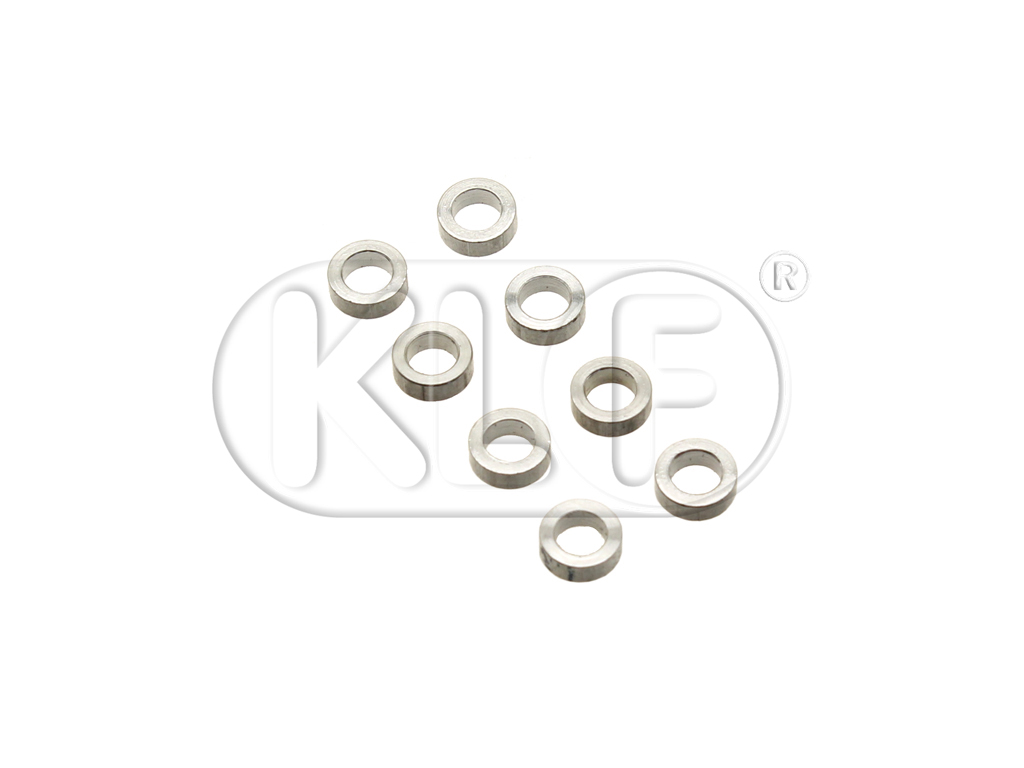 Pushrod Spacer, use to lengthen pushrod for stroker 30 PS engines. 2,75 mm in thickness, set of 8