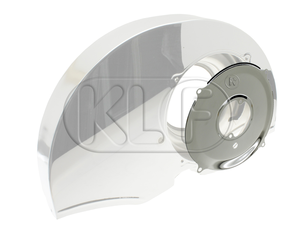 Alternator/Generator Backing Plate, chrome