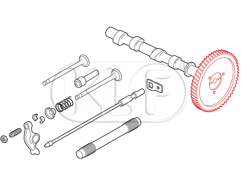 Camshaft Gear, 18-22 kW (25-30HP)