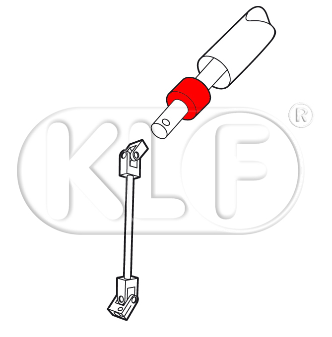 Lager für Lenksäule unten, nur 1303, ab Bj. 08/74
