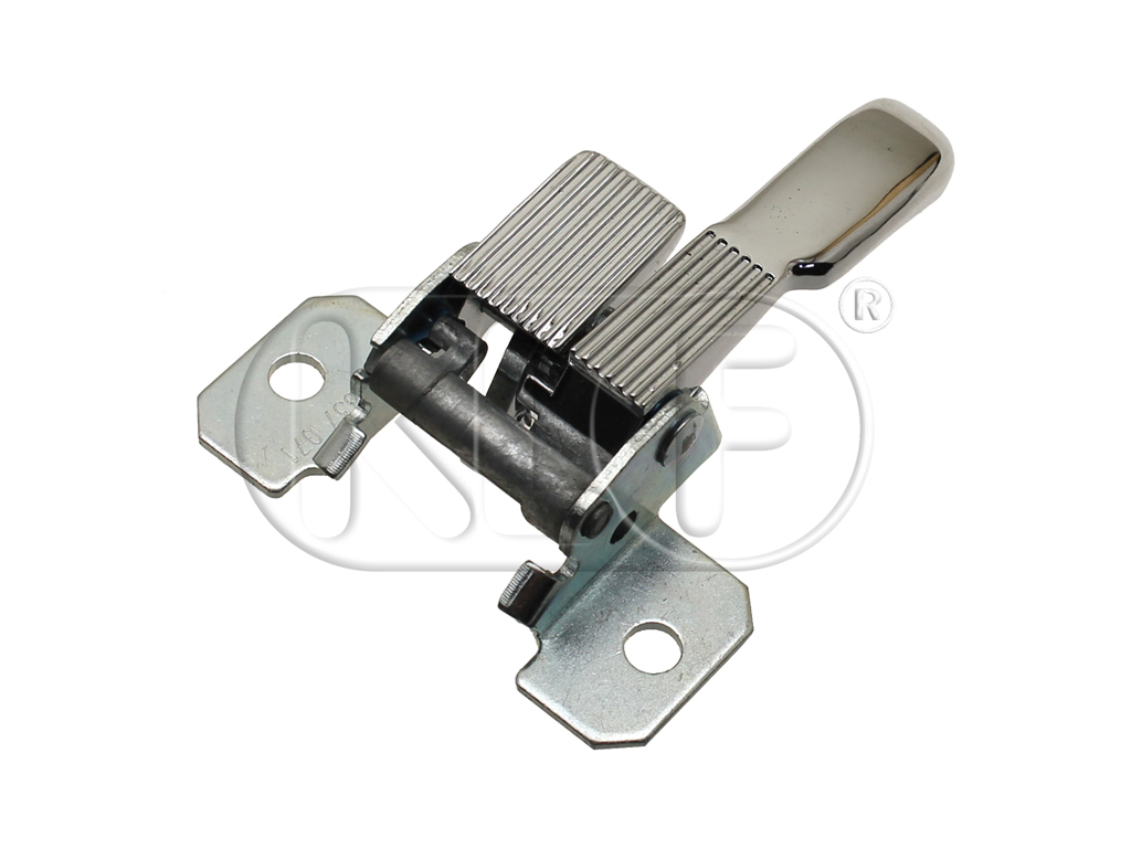 Door Release Handle, left, chrome, convertible, year 08/70 - 07/73