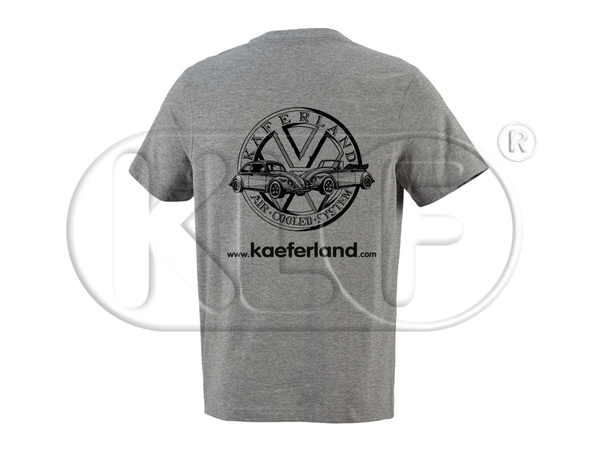 Käferland T-shirt, gray mottled, size M