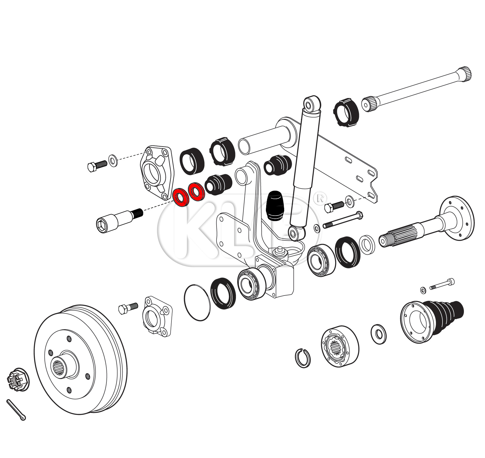 Washer for IRS Arm Bolt