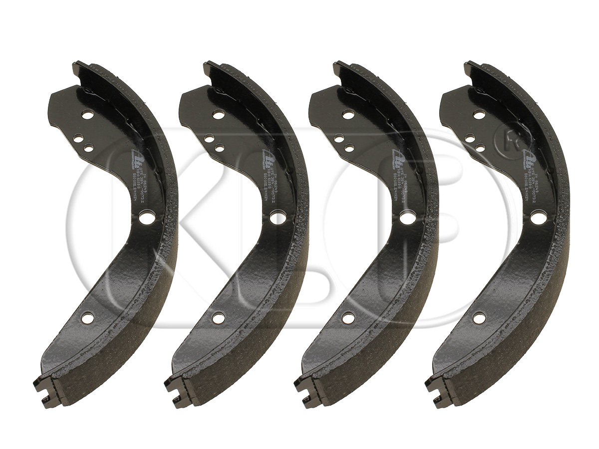 Brake Shoe Set front, 1302/1303 only, Top Quality, year 8/67 on (45mm), set of 4